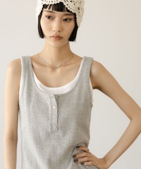 【ローリーズファーム/LOWRYS FARM】のヘンリーレイヤードタンク 大人の最旬トレンドファッション＆コーディネート founy(ファウニー) ファッション Fashion レディースファッション Fashion for Women インナー Innerwear カーディガン Cardigan, Knitwear シアー Sheer, See-Through ジャケット Jacket, Outerwear パターン Pattern, Design Print メッシュ Mesh, Net Fabric |ID:prp329100004984282