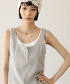 【ローリーズファーム/LOWRYS FARM】のヘンリーレイヤードタンク 大人の最旬トレンドファッション＆コーディネート founy(ファウニー) ファッション Fashion レディースファッション Fashion for Women インナー Innerwear カーディガン Cardigan, Knitwear シアー Sheer, See-Through ジャケット Jacket, Outerwear パターン Pattern, Design Print メッシュ Mesh, Net Fabric thumbnail グレー12|ID: prp329100004984282 ipo3291000000037338122
