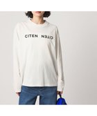 【シテン/CITEN】のCITEN ビッグロゴロンT 大人の最旬トレンドファッション＆コーディネート founy(ファウニー) ファッション Fashion レディースファッション Fashion for Women トップス・カットソー Cut & Sew Tops ロングTシャツ・Tシャツ Longline T-Shirts & Tees インナー Innerwear 春 Spring カットソー Cut and Sewn Top シンプル Simple, Minimal スラックス Slacks, Dress Pants デニム Denim, Jeans Material バランス Balance, Style Balance フィット Fit, Slim Fit ボトム Bottoms, Lower Wear ルーズ Loose, Oversized ワイド Wide, Wide Fit S/S・春夏 SS, Spring/Summer, Warm Season 夏 Summer thumbnail WHITE|ID: prp329100004984287 ipo3291000000037338159
