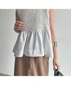【ドゥドゥ/DouDou】の【WEB限定】カットジョーゼットフリルトップス オフホワイト|ID: prp329100004984308 ipo3291000000037338285