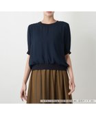 【レリアンプラスハウス/Leilian PLUS HOUSE】のリブ切替シアープルオーバー【BOURGE】 大人の最旬トレンドファッション＆コーディネート founy(ファウニー) ファッション Fashion レディースファッション Fashion for Women トップス・カットソー Cut & Sew Tops カジュアルプルオーバー・ニットトップス Pullovers & Knit Tops / Casual Pullovers ウォッシャブル Machine Washable 切替 Switching, Contrast Panel シンプル Simple, Minimal ポケット Pocket, Pocket Detail 夏 Summer thumbnail ネイビー|ID: prp329100004984331 ipo3291000000037338377