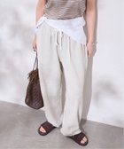 【ジャーナルスタンダード/JOURNAL STANDARD】の《追加》別注【RIDING HIGH/ライディングハイ】ワイドサッカーパンツ 大人の最旬トレンドファッション＆コーディネート founy(ファウニー) ファッション Fashion レディースファッション Fashion for Women パンツ Pants & Trousers アメリカン American Style カットソー Cut and Sewn Top サッカー Seersucker, Summer Fabric スタンダード Standard, Basic リラックス Relax, Relaxed Fit ワイド Wide, Wide Fit 別注 Limited Edition, Custom Order 夏 Summer thumbnail ベージュ|ID: prp329100004984363 ipo3291000000037338511
