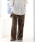 【ジャーナルスタンダード レリューム/JOURNAL STANDARD relume】の《WEB限定追加》コントラストフラワープリントパンツ 大人の最旬トレンドファッション＆コーディネート founy(ファウニー) ファッション Fashion レディースファッション Fashion for Women パンツ Pants & Trousers 2026年 2026 2026春夏・S/S Spring/Summer 2026 SS26 シンプル Simple, Minimal thumbnail ブラック|ID: prp329100004984373 ipo3291000000037338576