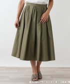 【レリアンプラスハウス/Leilian PLUS HOUSE】の洗えるギャザースカート 大人の最旬トレンドファッション＆コーディネート founy(ファウニー) ファッション Fashion レディースファッション Fashion for Women スカート Skirts ウォッシャブル Machine Washable ギャザー Gathered, Ruffled タイプライター Typewriter Fabric, Crisp Cotton ポケット Pocket, Pocket Detail エレガント 上品 Elegant 洗える Machine Washable 秋 Autumn thumbnail カーキ系|ID: prp329100004984417 ipo3291000000037338749