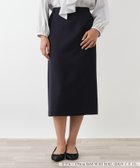 【レリアンプラスハウス/Leilian PLUS HOUSE】のタイトスカート 大人の最旬トレンドファッション＆コーディネート founy(ファウニー) ファッション Fashion レディースファッション Fashion for Women スカート Skirts ウォッシャブル Machine Washable ストレッチ Stretch, Stretchy Fabric タイトスカート Pencil Skirt, Tight Skirt ボックス Boxy, Box Shape ポケット Pocket, Pocket Detail エレガント 上品 Elegant 秋 Autumn thumbnail ネイビー|ID: prp329100004984420 ipo3291000000037338758
