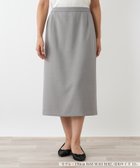 【レリアンプラスハウス/Leilian PLUS HOUSE】のタイトスカート 大人の最旬トレンドファッション＆コーディネート founy(ファウニー) ファッション Fashion レディースファッション Fashion for Women スカート Skirts ウォッシャブル Machine Washable ストレッチ Stretch, Stretchy Fabric タイトスカート Pencil Skirt, Tight Skirt ボックス Boxy, Box Shape ポケット Pocket, Pocket Detail エレガント 上品 Elegant 秋 Autumn thumbnail グレー|ID: prp329100004984420 ipo3291000000037338759
