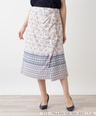 【レリアンプラスハウス/Leilian PLUS HOUSE】の幾何学柄切替ラップ風スカート【BOURGE】 大人の最旬トレンドファッション＆コーディネート founy(ファウニー) ファッション Fashion レディースファッション Fashion for Women スカート Skirts ウォッシャブル Machine Washable 切替 Switching, Contrast Panel フィット Fit, Slim Fit フォルム Silhouette, Form フロント Front, Front Design ポケット Pocket, Pocket Detail 無地 Plain, Solid Color ラップ Wrap, Wrap Design 夏 Summer thumbnail ベージュ|ID: prp329100004984421 ipo3291000000037338761
