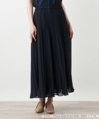【レリアンプラスハウス/Leilian PLUS HOUSE】のロングプリーツスカート【BOURGE】 大人の最旬トレンドファッション＆コーディネート founy(ファウニー) ファッション Fashion レディースファッション Fashion for Women スカート Skirts プリーツスカート / 上品フェミニンスタイル Pleated Skirts ウォッシャブル Machine Washable エレガント 上品 Elegant プリーツ Pleats, Pleated ポケット Pocket, Pocket Detail thumbnail ネイビー|ID: prp329100004984425 ipo3291000000037338771