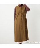 【レリアンプラスハウス/Leilian PLUS HOUSE】のノースリーブワンピース【BOURGE】 大人の最旬トレンドファッション＆コーディネート founy(ファウニー) ファッション Fashion レディースファッション Fashion for Women ワンピース Dresses ウォッシャブル Machine Washable ノースリーブ Sleeveless, No-Sleeve ポケット Pocket, Pocket Detail 秋 Autumn thumbnail ブラウン|ID: prp329100004984432 ipo3291000000037338794