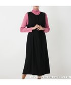 【レリアンプラスハウス/Leilian PLUS HOUSE】のノースリーブワンピース【BOURGE】 大人の最旬トレンドファッション＆コーディネート founy(ファウニー) ファッション Fashion レディースファッション Fashion for Women ワンピース Dresses ウォッシャブル Machine Washable ノースリーブ Sleeveless, No-Sleeve ポケット Pocket, Pocket Detail 秋 Autumn thumbnail ブラック|ID: prp329100004984432 ipo3291000000037338795