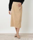 【レリアンプラスハウス/Leilian PLUS HOUSE】のタイトスカート【NEMIKA】 大人の最旬トレンドファッション＆コーディネート founy(ファウニー) ファッション Fashion レディースファッション Fashion for Women スカート Skirts ウォッシャブル Machine Washable コーデュロイ Corduroy, Cord Fabric ストレッチ Stretch, Stretchy Fabric タイトスカート Pencil Skirt, Tight Skirt トレンド Trend, Trending Now ポケット Pocket, Pocket Detail エレガント 上品 Elegant 秋 Autumn thumbnail キャメル系|ID: prp329100004984434 ipo3291000000037338799