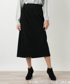 【レリアンプラスハウス/Leilian PLUS HOUSE】のタイトスカート【NEMIKA】 大人の最旬トレンドファッション＆コーディネート founy(ファウニー) ファッション Fashion レディースファッション Fashion for Women スカート Skirts ウォッシャブル Machine Washable コーデュロイ Corduroy, Cord Fabric ストレッチ Stretch, Stretchy Fabric タイトスカート Pencil Skirt, Tight Skirt トレンド Trend, Trending Now ポケット Pocket, Pocket Detail エレガント 上品 Elegant 秋 Autumn thumbnail ブラック|ID: prp329100004984434 ipo3291000000037338801