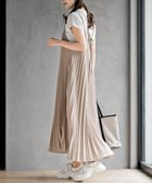 【アールピーエス/rps】のプリーツキャミワンピース 大人の最旬トレンドファッション＆コーディネート founy(ファウニー) ファッション Fashion レディースファッション Fashion for Women ワンピース Dresses キャミソールワンピース Camisole Dresses とろみ Fluid, Flowy Fabric インナー Innerwear フェミニン Feminine, Girly プリーツ Pleats, Pleated リボン Ribbon, Bow 再入荷 Restock / Back in Stock thumbnail グレージュ|ID: prp329100004984445 ipo3291000000037378277