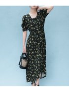 【フレイ アイディー/FRAY I.D】の【00サイズあり】フルーツプリントレーヨンワンピース 大人の最旬トレンドファッション＆コーディネート founy(ファウニー) ファッション Fashion レディースファッション Fashion for Women ワンピース Dresses インナー Innerwear カシュクール Wrap Design カラフル Colorful Design キャミソール Camisole, Spaghetti Strap Top スマート Smart, Elegant スリーブ Sleeve, Long Sleeve / Short Sleeve センター Center, Center Line チェリー Cherry, Cherry Pattern ドレープ Drape, Draping Fabric 人気 Popular, Best Seller パターン Pattern, Design Print フィット Fit, Slim Fit プリント Print, Printed Pattern リボン Ribbon, Bow 夏 Summer エレガント 上品 Elegant thumbnail BLK[009]|ID: prp329100004984456 ipo3291000000037338889