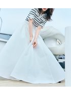【スナイデル/SNIDEL】のスキッパーニットドッキング 大人の最旬トレンドファッション＆コーディネート founy(ファウニー) ファッション Fashion レディースファッション Fashion for Women トップス・カットソー Cut & Sew Tops ニット Knit Tops & Sweaters おすすめ Recommended / Our Picks シューズ Shoes, Footwear スキッパー Skipper, Open Collar ストレート Straight, Straight Cut スマート Smart, Elegant ドッキング Docking, Mixed Material フラット Flat, Flat Shoes ミックス Mix, Mixed Style thumbnail WHT[001]|ID: prp329100004984457 ipo3291000000037338893