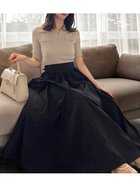 【スナイデル/SNIDEL】のスキッパーニットドッキング 大人の最旬トレンドファッション＆コーディネート founy(ファウニー) ファッション Fashion レディースファッション Fashion for Women トップス・カットソー Cut & Sew Tops ニット Knit Tops & Sweaters おすすめ Recommended / Our Picks シューズ Shoes, Footwear スキッパー Skipper, Open Collar ストレート Straight, Straight Cut スマート Smart, Elegant ドッキング Docking, Mixed Material フラット Flat, Flat Shoes ミックス Mix, Mixed Style thumbnail BEG[037]|ID: prp329100004984457 ipo3291000000037338895