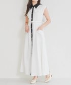 【ミッシュマッシュ/MISCH MASCH】の配色襟フレンチシャツワンピース MM627412 大人の最旬トレンドファッション＆コーディネート founy(ファウニー) ファッション Fashion レディースファッション Fashion for Women ワンピース Dresses シャツワンピース / 1枚で着映えコーデ Shirt Dresses スリーブ Sleeve, Long Sleeve / Short Sleeve フレンチ French, French Style ポケット Pocket, Pocket Detail ワーク Workwear, Utility Style thumbnail ホワイト|ID: prp329100004984459 ipo3291000000037338903