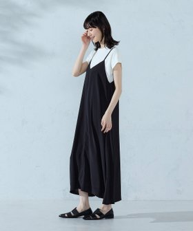 【コムサイズム/COMME CA ISM】の【セットアイテム】2WAYキャミソールワンピース+Tシャツ 大人の最旬トレンドファッション＆コーディネート founy(ファウニー) ファッション Fashion レディースファッション Fashion for Women ワンピース Dresses アクセサリー Fashion Accessories インナー Innerwear キャミソール Camisole, Spaghetti Strap Top キャミワンピース Cami Dress, Slip Dress シンプル Simple, Minimal スリーブ Sleeve, Long Sleeve / Short Sleeve フレンチ French, French Style エレガント 上品 Elegant |ID:prp329100004984462