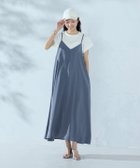 【コムサイズム/COMME CA ISM】の【セットアイテム】2WAYキャミソールワンピース+Tシャツ 大人の最旬トレンドファッション＆コーディネート founy(ファウニー) ファッション Fashion レディースファッション Fashion for Women ワンピース Dresses アクセサリー Fashion Accessories インナー Innerwear キャミソール Camisole, Spaghetti Strap Top キャミワンピース Cami Dress, Slip Dress シンプル Simple, Minimal スリーブ Sleeve, Long Sleeve / Short Sleeve フレンチ French, French Style エレガント 上品 Elegant thumbnail サックス|ID: prp329100004984462 ipo3291000000037338913