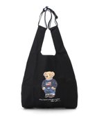 【ムーンバット/MOONBAT】の【WEB限定】POLO RALPH LAUREN(ポロ ラルフ ローレン)ポロベア ベルト付き レインバッグ 大人の最旬トレンドファッション＆コーディネート founy(ファウニー) ファッション Fashion レディースファッション Fashion for Women バッグ Bags ベルト&ウエストマーク Belts & Waist Accessories アイビー Ivy Pattern コンパクト Compact, Small Size ニューヨーク New York, NYC Style フロント Front, Front Design thumbnail ブラック|ID: prp329100004984473 ipo3291000000037338963