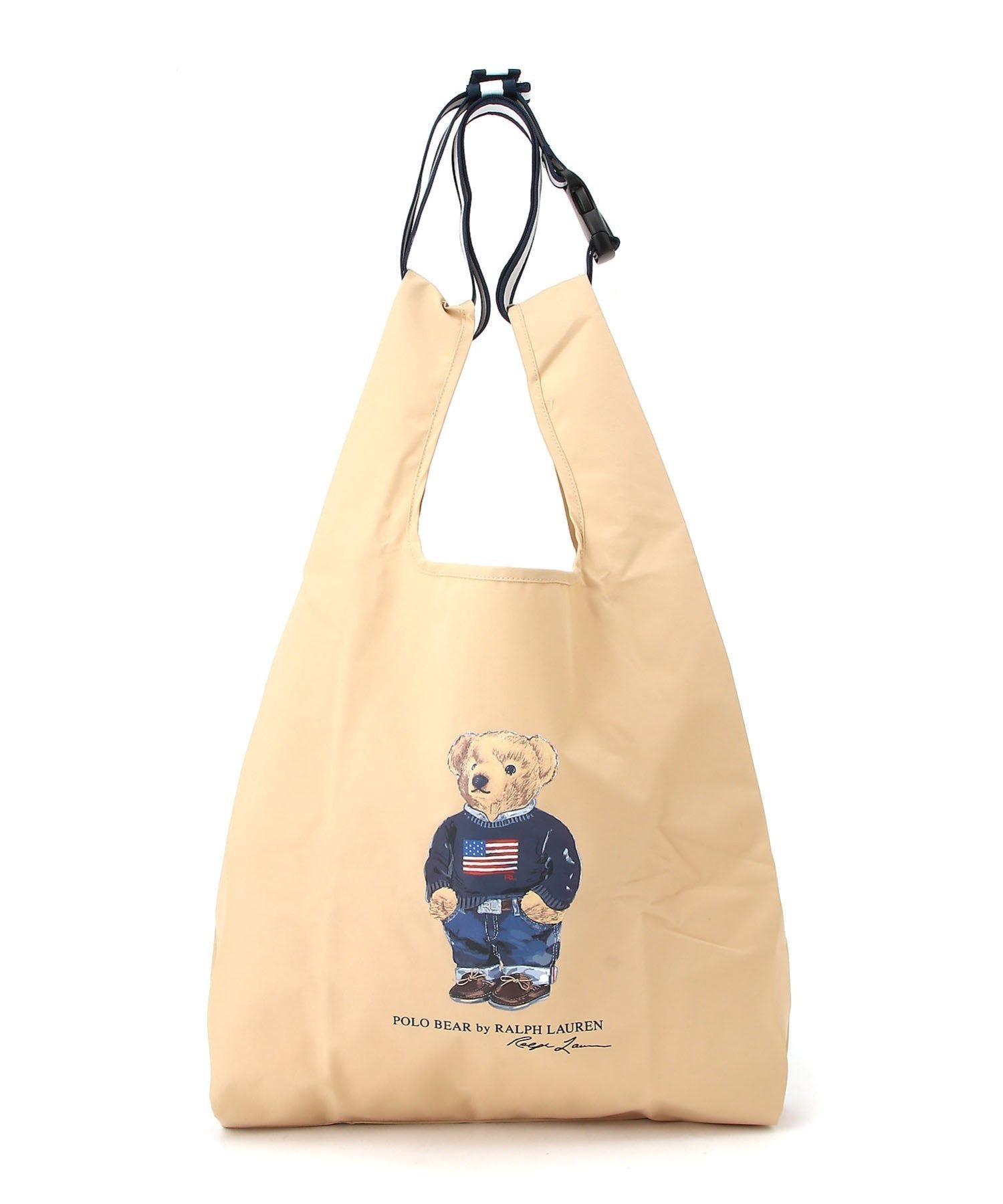 【ムーンバット/MOONBAT】の【WEB限定】POLO RALPH LAUREN(ポロ ラルフ ローレン)ポロベア ベルト付き レインバッグ インテリア・キッズ・メンズ・レディースファッション・服の通販 founy(ファウニー) 　ファッション　Fashion　レディースファッション　Fashion for Women　バッグ　Bags　ベルト&ウエストマーク　Belts & Waist Accessories　アイビー　Ivy Pattern　コンパクト　Compact, Small Size　ニューヨーク　New York, NYC Style　フロント　Front, Front Design　ベージュ|ID: prp329100004984473 ipo3291000000037338964