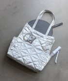 【グローバルワーク/GLOBAL WORK】の推しごとキルティングトート/145465 大人の最旬トレンドファッション＆コーディネート founy(ファウニー) ファッション Fashion レディースファッション Fashion for Women バッグ Bags アクセサリー Fashion Accessories キルティング Quilted, Quilting チャーム Charm, Pendant ポーチ Pouch, Small Case リップ Lip, Lip Motif 軽量 Lightweight, Ultra Light ビジネス 仕事 通勤 Business / Work / Commuting thumbnail シルバー12|ID: prp329100004984487 ipo3291000000037339066