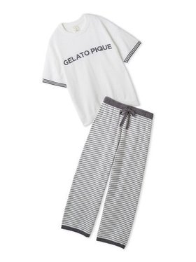 【ジェラート ピケ/gelato pique】のスムーズィーロゴジャガードプルオーバー ロングパンツセット 大人の最旬トレンドファッション＆コーディネート founy(ファウニー) ファッション Fashion レディースファッション Fashion for Women パンツ Pants & Trousers 春 Spring ストレート Straight, Straight Cut スマート Smart, Elegant セットアップ Set-Up, Coordinated Outfit 定番 Standard, Basic Item なめらか Smooth, Silky Texture ボーダー Border, Stripe ポケット Pocket, Pocket Detail 半袖 Short Sleeve, Half Sleeve ロング Long, Long-Length おすすめ Recommended / Our Picks ギフト プレゼント Gift / Present |ID:prp329100004984508