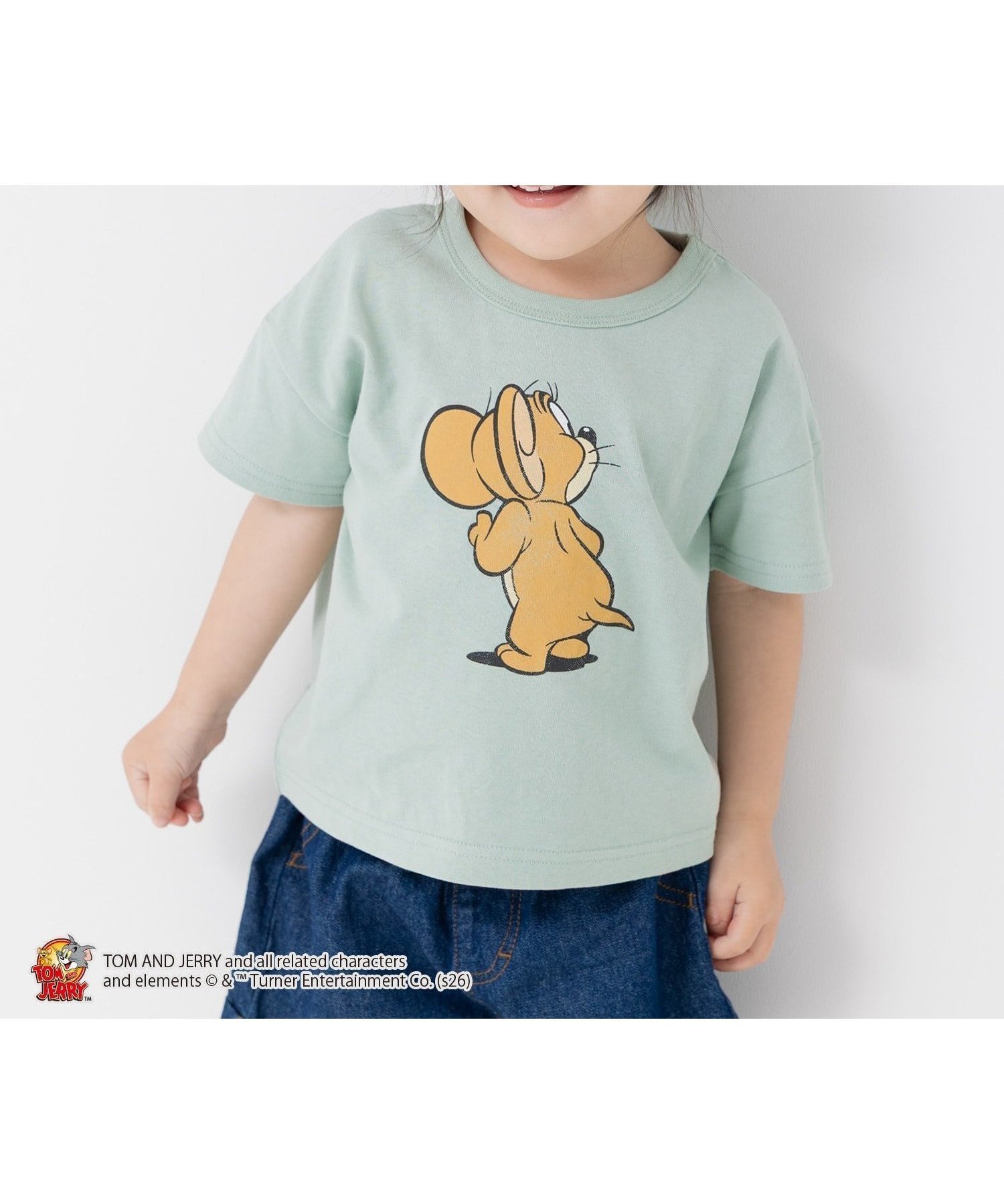 【チルツー/chil2 / KIDS】のトムとジェリー 半袖Tシャツ インテリア・キッズ・メンズ・レディースファッション・服の通販 founy(ファウニー) 　ファッション　Fashion　キッズファッション　Fashion for Kids　イラスト　Illustration　半袖　Short Sleeve, Half Sleeve　Bジェリー/ミント|ID: prp329100004984520 ipo3291000000037339225