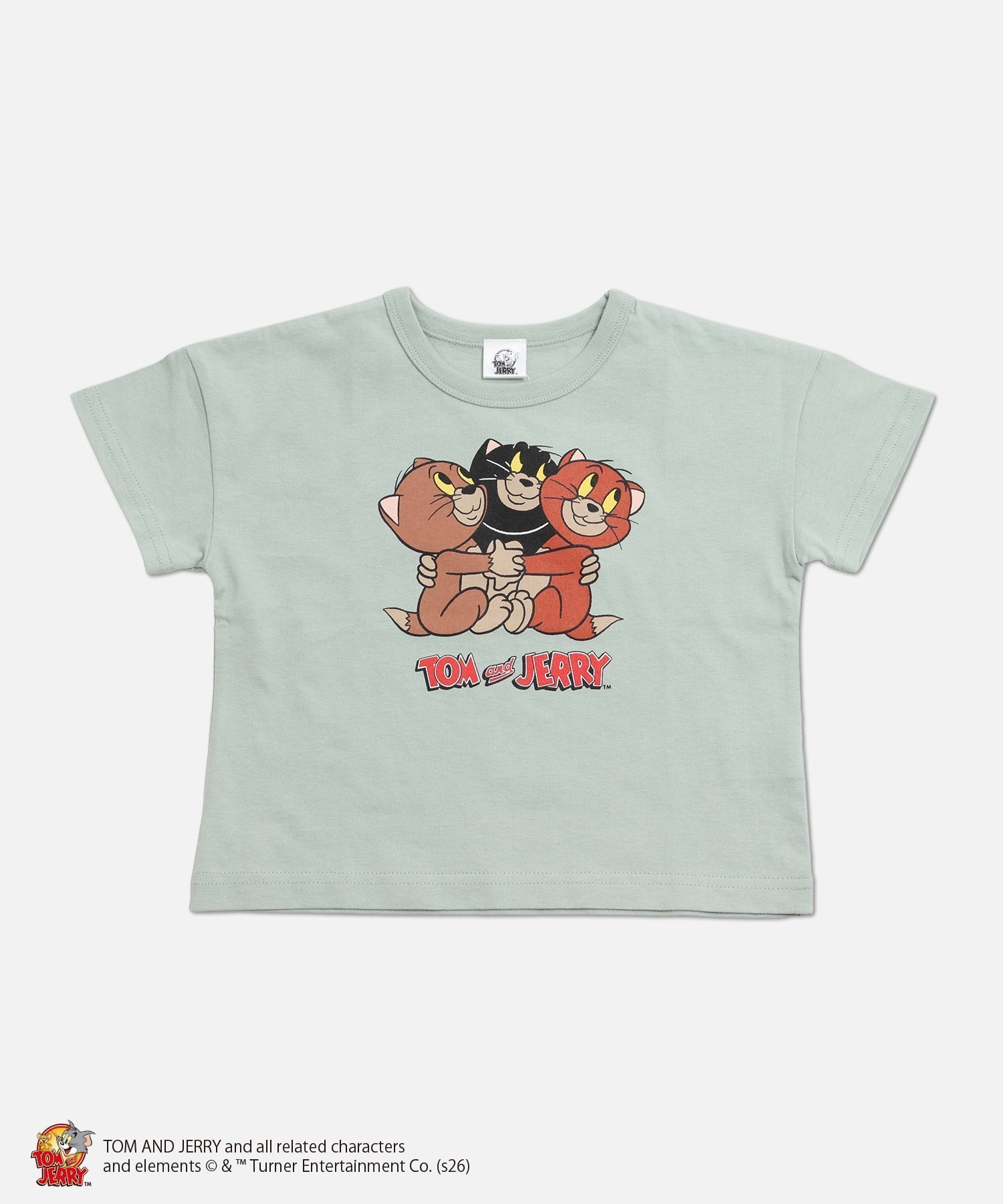 【チルツー/chil2 / KIDS】のトムとジェリー 半袖Tシャツ インテリア・キッズ・メンズ・レディースファッション・服の通販 founy(ファウニー) 　ファッション　Fashion　キッズファッション　Fashion for Kids　イラスト　Illustration　半袖　Short Sleeve, Half Sleeve　F3匹の子猫/ミント|ID: prp329100004984520 ipo3291000000037339229