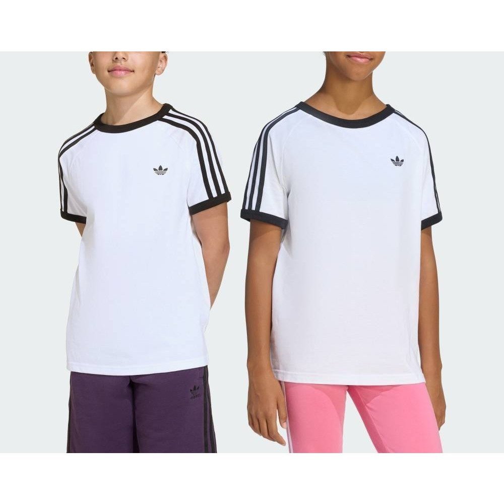 【アディダス/adidas / KIDS】の【公式】アディダス adidas 返品可 スリーストライプ Tシャツ インテリア・キッズ・メンズ・レディースファッション・服の通販 founy(ファウニー) 　ファッション　Fashion　キッズファッション　Fashion for Kids　クラシック　Classic, Timeless Style　軽量　Lightweight, Ultra Light　スタイリッシュ　Stylish, Fashionable　ストライプ　Stripe, Striped Pattern　フィット　Fit, Slim Fit　レギュラー　Regular, Standard Fit　おすすめ　Recommended / Our Picks　ホワイト|ID: prp329100004984544 ipo3291000000037339375