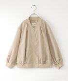 【イッカ/ikka / KIDS】の【親子コーデ】シアーリブブルゾン(110~160cm) 大人の最旬トレンドファッション＆コーディネート founy(ファウニー) ファッション Fashion キッズファッション Fashion for Kids おすすめ Recommended / Our Picks シンプル Simple, Minimal バランス Balance, Style Balance ブルゾン Blouson, Bomber Jacket thumbnail ベージュ|ID: prp329100004984547 ipo3291000000037339385