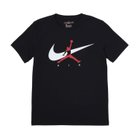 【ルーキー/ROOKIE / KIDS】のジュニア(130-170cm) JORDAN(ジョーダン) 半袖Tシャツ JDB JUMPMAN SWOOSH 大人の最旬トレンドファッション＆コーディネート founy(ファウニー) ファッション Fashion キッズファッション Fashion for Kids グラフィック Graphic, Graphic Design ショート Short, Short Length デニム Denim, Jeans Material フロント Front, Front Design ベーシック Basic, Essential 半袖 Short Sleeve, Half Sleeve thumbnail black|ID: prp329100004984558 ipo3291000000037339435