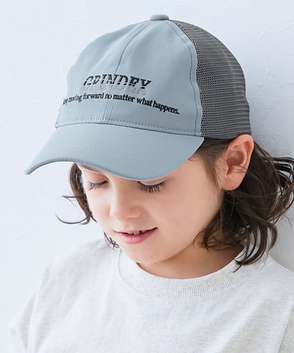 【デビロック/devirock / KIDS】の洗える 親子で使える メッシュキャップ 子供服 キッズ 男の子 女の子 26SS インテリア・キッズ・メンズ・レディースファッション・服の通販 founy(ファウニー) 　ファッション　Fashion　キッズファッション　Fashion for Kids　洗える　Machine Washable　キャップ　Cap, Baseball Cap　シンプル　Simple, Minimal　デニム　Denim, Jeans Material　メッシュ　Mesh, Net Fabric　無地　Plain, Solid Color　2026年　2026　2026春夏・S/S　Spring/Summer 2026 SS26　004-ブルーグレー|ID: prp329100004984580 ipo3291000000037339588