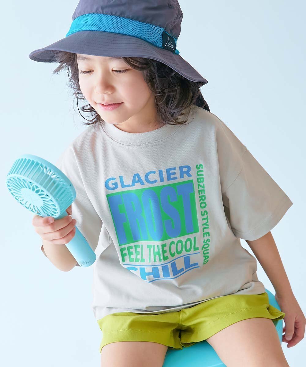【デビロック/devirock / KIDS】の【ひやシャリ】接触冷感 デビラボ BIGシルエット プリント半袖Tシャツ 子供服 26SS インテリア・キッズ・メンズ・レディースファッション・服の通販 founy(ファウニー) 　ファッション　Fashion　キッズファッション　Fashion for Kids　トレンド　Trend, Trending Now　フレア　Flare, Flared　プリント　Print, Printed Pattern　ベーシック　Basic, Essential　半袖　Short Sleeve, Half Sleeve　おすすめ　Recommended / Our Picks　夏　Summer　2026年　2026　2026春夏・S/S　Spring/Summer 2026 SS26　004-ロゴ-Lグレー|ID: prp329100004984582 ipo3291000000037382417