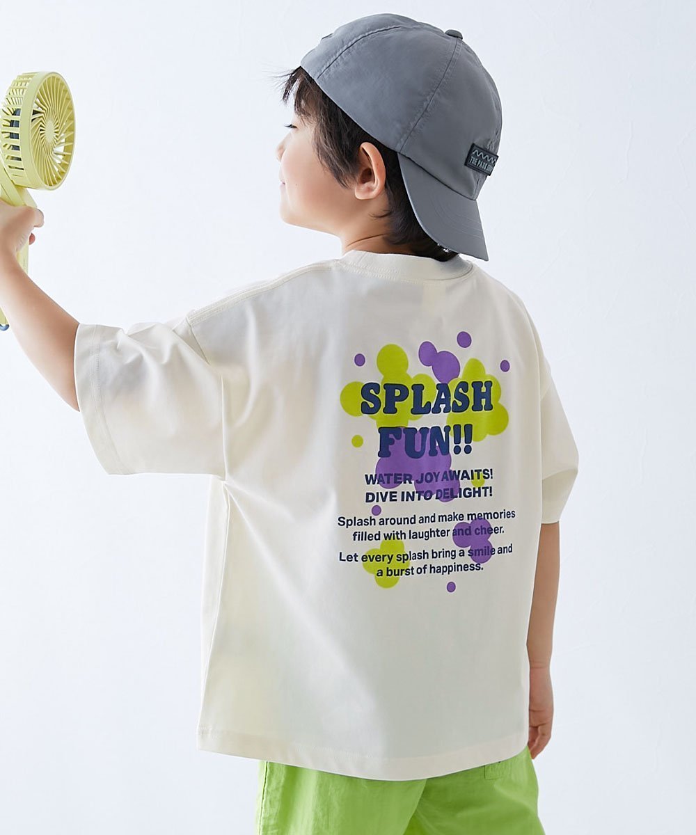 【デビロック/devirock / KIDS】の【ひやシャリ】接触冷感 デビラボ BIGシルエット プリント半袖Tシャツ 子供服 26SS インテリア・キッズ・メンズ・レディースファッション・服の通販 founy(ファウニー) 　ファッション　Fashion　キッズファッション　Fashion for Kids　トレンド　Trend, Trending Now　フレア　Flare, Flared　プリント　Print, Printed Pattern　ベーシック　Basic, Essential　半袖　Short Sleeve, Half Sleeve　おすすめ　Recommended / Our Picks　夏　Summer　2026年　2026　2026春夏・S/S　Spring/Summer 2026 SS26　008-ペンキ-マルチ|ID: prp329100004984582 ipo3291000000037382421