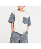 【コムサイズム/COMME CA ISM / KIDS】のヒッコリープリント使い 半袖Tシャツ 大人の最旬トレンドファッション＆コーディネート founy(ファウニー) ファッション Fashion キッズファッション Fashion for Kids シンプル Simple, Minimal セットアップ Set-Up, Coordinated Outfit プリント Print, Printed Pattern ベビー Baby, Babywear ベーシック Basic, Essential ボトム Bottoms, Lower Wear ポケット Pocket, Pocket Detail 半袖 Short Sleeve, Half Sleeve 吸水 Absorbent, Quick-Dry 楽ちん Easy Fit, Comfortable 無地 Plain, Solid Color thumbnail オートミール|ID: prp329100004984614 ipo3291000000037339805