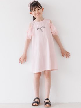 【コカ/coca / KIDS】のキッズ 袖シアーワンピース 大人の最旬トレンドファッション＆コーディネート founy(ファウニー) ファッション Fashion キッズファッション Fashion for Kids ワンピース Dresses カットソー Cut and Sewn Top ガーリー Girly, Feminine Style サンダル Sandals, Summer Shoes シアー Sheer, See-Through シンプル Simple, Minimal スニーカー Sneakers, Trainers バランス Balance, Style Balance フリル Frill, Ruffle フレア Flare, Flared ポケット Pocket, Pocket Detail 半袖 Short Sleeve, Half Sleeve 夏 Summer 2026年 2026 2026春夏・S/S Spring/Summer 2026 SS26 |ID:prp329100004984628