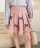【アイモハ/aimoha / KIDS】の【aimoha-KIDS-】リボンプリーツスカート 大人の最旬トレンドファッション＆コーディネート founy(ファウニー) ファッション Fashion キッズファッション Fashion for Kids クラシック Classic, Timeless Style プリーツ Pleats, Pleated リボン Ribbon, Bow エレガント 上品 Elegant thumbnail ダークピンク|ID: prp329100004984639 ipo3291000000037339960