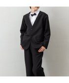 【パクシル/PAQXIL / KIDS】の【4点セットスーツ】ジャケット+パンツ+シャツ+蝶ネクタイ ブラック|ID: prp329100004984685 ipo3291000000037340280