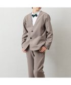 【パクシル/PAQXIL / KIDS】の【4点セットスーツ】ジャケット+パンツ+シャツ+蝶ネクタイ ベージュ|ID: prp329100004984685 ipo3291000000037340281