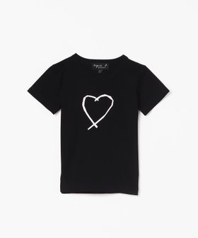 【アニエスベー ファム/agnes b. / KIDS】のキッズ アイコニック コットン 半袖 Tシャツ Sarajevo heart 大人の最旬トレンドファッション＆コーディネート founy(ファウニー) ファッション Fashion キッズファッション Fashion for Kids プリント Print, Printed Pattern モチーフ Motif, Design Theme 半袖 Short Sleeve, Half Sleeve |ID:prp329100004984689