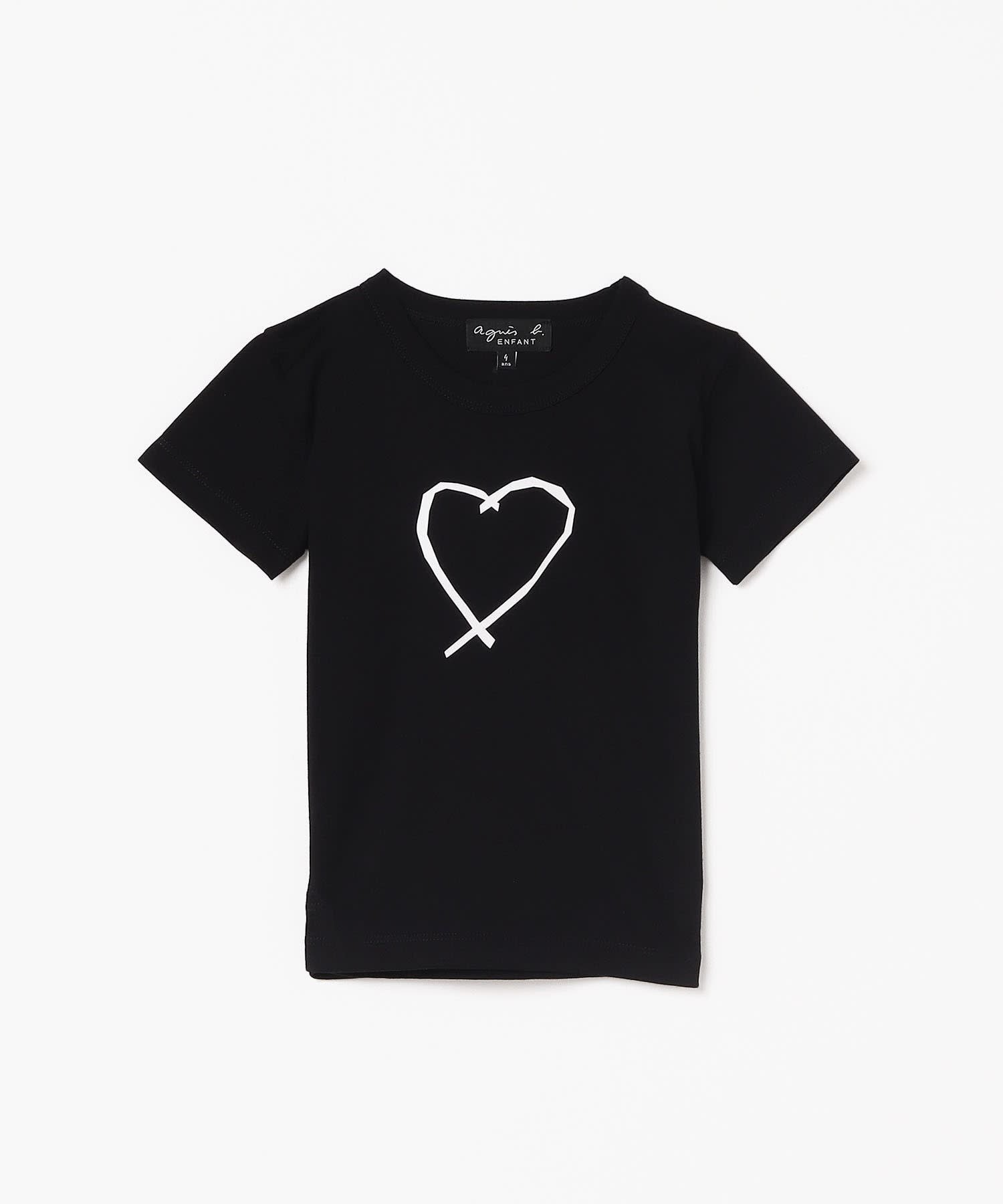 【アニエスベー ファム/agnes b. / KIDS】のキッズ アイコニック コットン 半袖 Tシャツ Sarajevo heart 大人の最旬トレンドファッション＆コーディネート founy(ファウニー) 　ファッション　Fashion　キッズファッション　Fashion for Kids　プリント　Print, Printed Pattern　モチーフ　Motif, Design Theme　半袖　Short Sleeve, Half Sleeve　 other-1|ID: prp329100004984689 ipo3291000000037340294