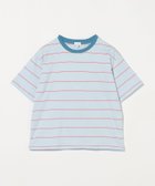 【ユナイテッドアローズ/UNITED ARROWS / KIDS】のボーダー Tシャツ / キッズ 140cm-160cm 大人の最旬トレンドファッション＆コーディネート founy(ファウニー) ファッション Fashion キッズファッション Fashion for Kids アウトドア Outdoor Clothing ショート Short, Short Length デニム Denim, Jeans Material ボーダー Border, Stripe アウトレット Outlet / Clearance おすすめ Recommended / Our Picks thumbnail LT.BLUE|ID: prp329100004984700 ipo3291000000037368815