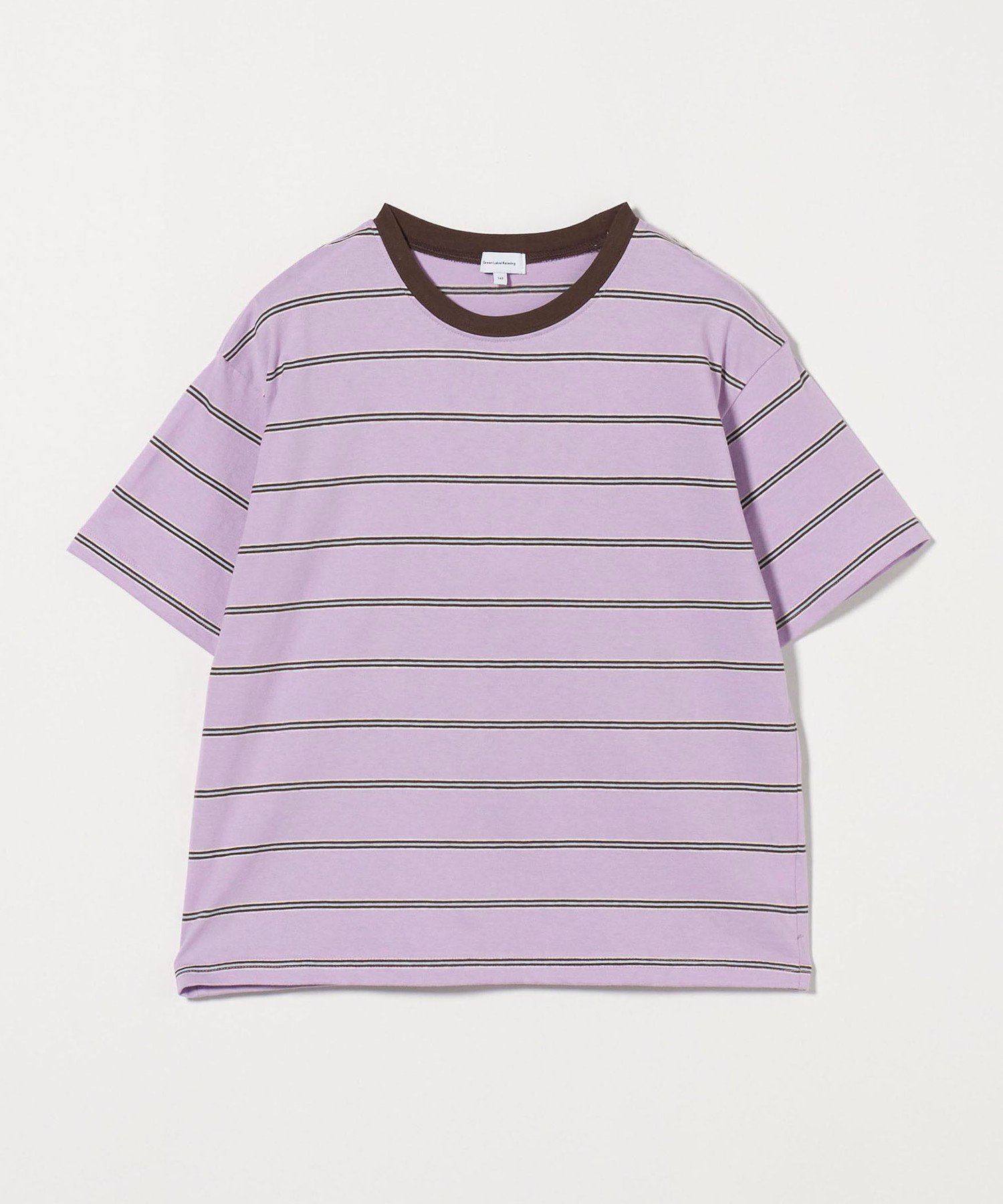 【ユナイテッドアローズ/UNITED ARROWS / KIDS】のボーダー Tシャツ / キッズ 140cm-160cm インテリア・キッズ・メンズ・レディースファッション・服の通販 founy(ファウニー) 　ファッション　Fashion　キッズファッション　Fashion for Kids　アウトドア　Outdoor Clothing　ショート　Short, Short Length　デニム　Denim, Jeans Material　ボーダー　Border, Stripe　アウトレット　Outlet / Clearance　おすすめ　Recommended / Our Picks　LILAC|ID: prp329100004984700 ipo3291000000037368816