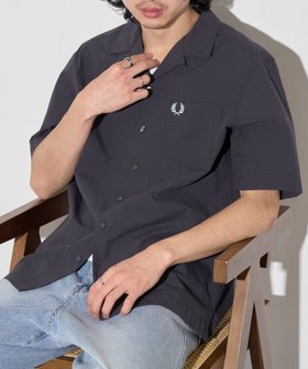 【カセットチャート/Cassette Chart】のFRED PERRY/SEERSUCKER REVERE COLLAR SHIRT フレッドペリー オープンカラーシャツ 大人の最旬トレンドファッション＆コーディネート founy(ファウニー) ファッション Fashion レディースファッション Fashion for Women トップス・カットソー Cut & Sew Tops シャツ・ブラウス・オフィスカジュアル Elegant Blouses & Button-Ups 吸水 Absorbent, Quick-Dry シンプル Simple, Minimal スマート Smart, Elegant トレンド Trend, Trending Now 人気 Popular, Best Seller ボックス Boxy, Box Shape ポロシャツ Polo Shirt, Collared Tee モッズコート Mods Coat, Military Parka リネン Linen, Linen Fabric 再入荷 Restock / Back in Stock 夏 Summer |ID:prp329100004984724