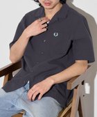 【カセットチャート/Cassette Chart】のFRED PERRY/SEERSUCKER REVERE COLLAR SHIRT フレッドペリー オープンカラーシャツ 大人の最旬トレンドファッション＆コーディネート founy(ファウニー) ファッション Fashion レディースファッション Fashion for Women トップス・カットソー Cut & Sew Tops シャツ・ブラウス・オフィスカジュアル Elegant Blouses & Button-Ups 吸水 Absorbent, Quick-Dry シンプル Simple, Minimal スマート Smart, Elegant トレンド Trend, Trending Now 人気 Popular, Best Seller ボックス Boxy, Box Shape ポロシャツ Polo Shirt, Collared Tee モッズコート Mods Coat, Military Parka リネン Linen, Linen Fabric 再入荷 Restock / Back in Stock 夏 Summer thumbnail C.GRY|ID: prp329100004984724 ipo3291000000037340478