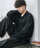【ロッキーモンロー/Rocky Monroe】の新色追加 オーバーサイズレギュラーカラーストレッチシャツ ブラック|ID: prp329100004984779 ipo3291000000037382878