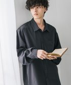 【ロッキーモンロー/Rocky Monroe】の新色追加 オーバーサイズレギュラーカラーストレッチシャツ チャコール|ID: prp329100004984779 ipo3291000000037382881