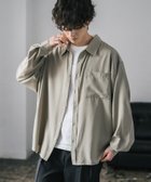 【ロッキーモンロー/Rocky Monroe】の新色追加 オーバーサイズレギュラーカラーストレッチシャツ グレージュ|ID: prp329100004984779 ipo3291000000037382883
