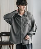 【ロッキーモンロー/Rocky Monroe】の新色追加 オーバーサイズレギュラーカラーストレッチシャツ ミディアムグレー|ID: prp329100004984779 ipo3291000000037382886